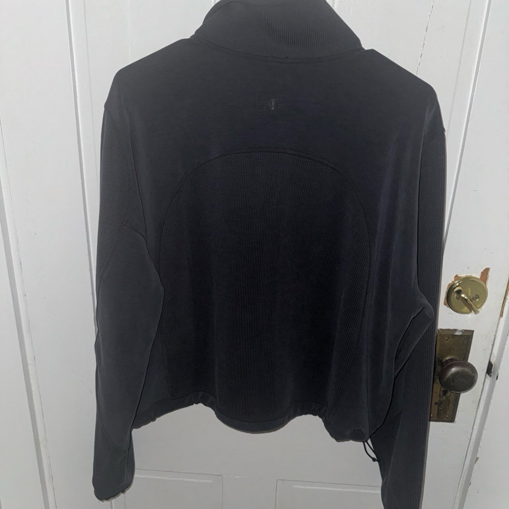 Lululemon Brushed Softstreme Ribbed Half Zip size 10 - Picture 4 of 6
